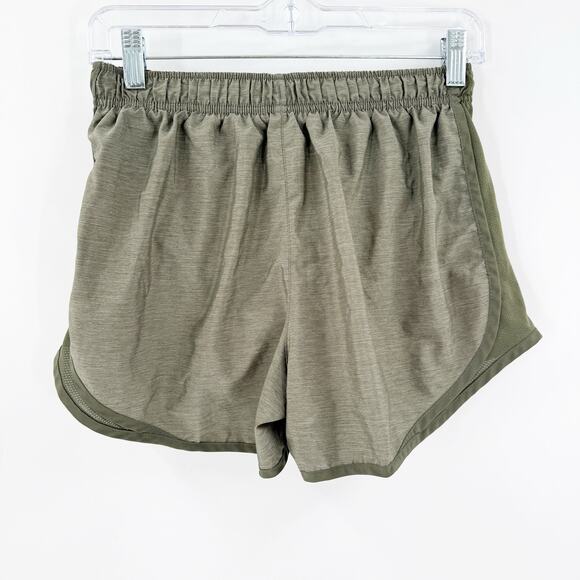 Nike Dri-Fit Green Running Shorts with Built In Underwear Women's Size Medium - Picture 2 of 9